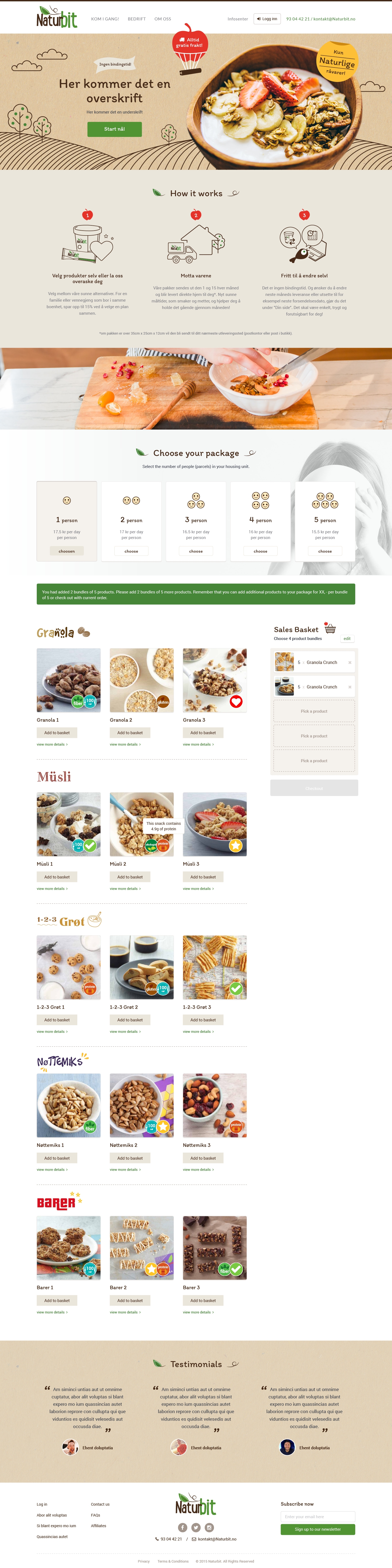 Landing Page